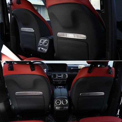 For 2019-20 Mercedes-Benz G-Class W463 G500 G63 stainless steel seat back decorative mesh auto parts