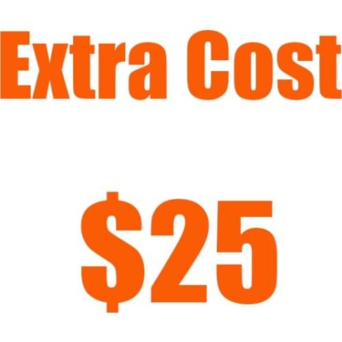 Supplementary Order Fees $25 for Order of Customized Glasses, Prescription lenses, and Glasses Accessories
