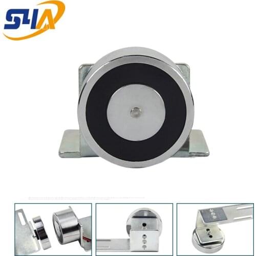 Electric Lock Magnetic Lock Door DC 12V Single Door Electromagnetic Lock Holding Force For 60KG