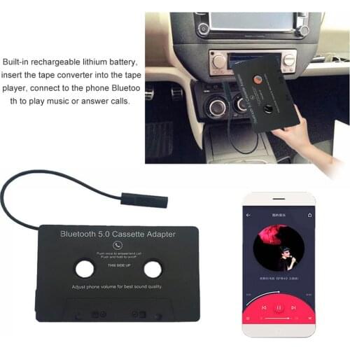 HOT Universal Bluetooth Converter Car Tape MP3/SBC/Stereo Bluetooth Audio Cassette For Aux Adapter Smartphone Cassette Adapter