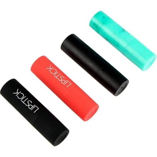 Exquisite Round Shape Lip Balm Tube Colorful Make Up Tool Empty Points Bottling Fashion Lip Gloss Lipstick Tube 12.1mm 50pcs/lot