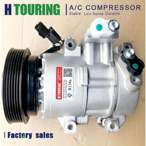 For hyundai accent AC compressor 977011R000 97701-1R000 97853-2F100 97802-2H000 1E290-03000 For Hyundai Accent 2012 2014 2014