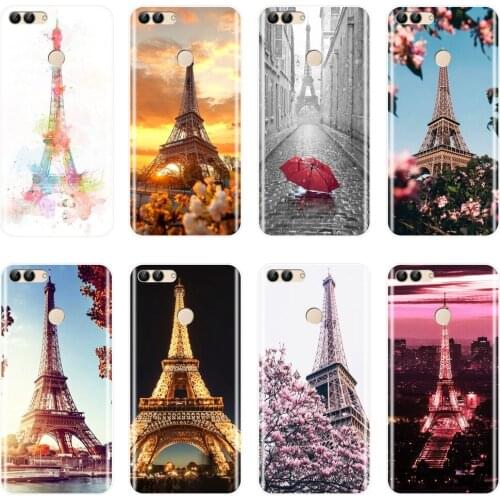 Eiffel Tower Soft Back Cover For Huawei P7 P8 P9 Lite Mini 2017 Phone Case Silicone For Huawei P20 Lite Pro P9 P10 Plus P Smart