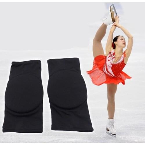 One Pair Professional Children Kids Knee Soft Ice Dance Figure Skating Protective Gear UNBreak Pads Thicken Breathable