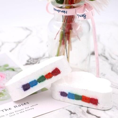 Skin Essential Oil Shower Balls Exfoliating Bath Salt Moisturizing Improving Natural Organic Bubble Bath Bombs Ball