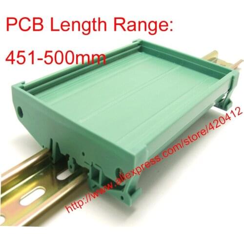 UM90 PCB length 451-500mm profile panel mounting base PCB housing PCB DIN Rail mounting adapter