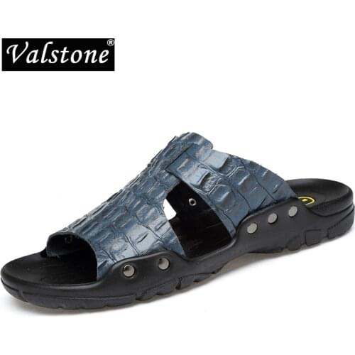 Мужские кожаные сандали Valstone China At AliExpress