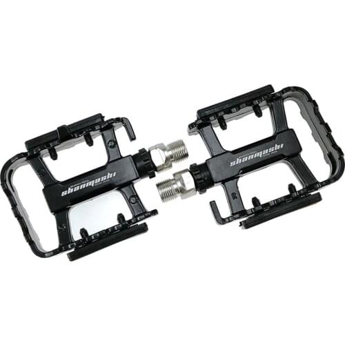 1 Pair Bike Bicycle Pedals Aluminum Alloy Bicycle Anti-slip Ultralight Pedals Steel Spindle Bike Accessories
