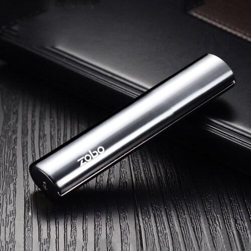 Zobo USB Rechargeable Windproof Lighter Mens and Womens Personalized Entrepreneurial Gifts Are Lightweight Portable Super Mute