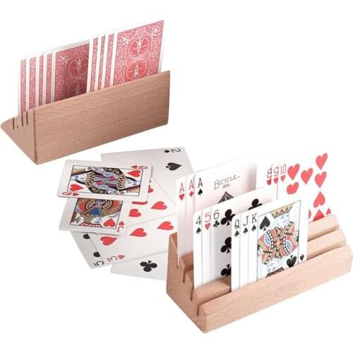 2pcs Playing Card Holders Poker Stand Seat Lazy Poker Base Cards Deck Board Games Organizes Hands Easy Play Birthday Party Toys