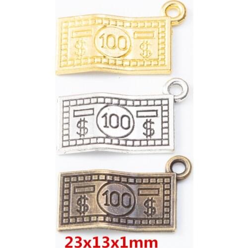 35Pieces/Set zinc alloy US Dollar Charms Jewelry Making DIY Hand Made Jewelry findings 8049
