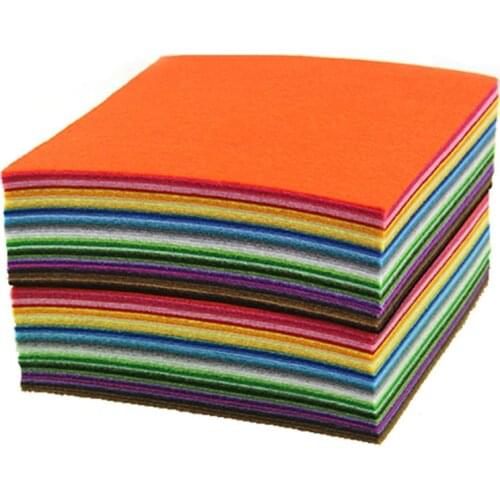 40pcs 10cm Diy Crafts Toys For Children Pure Fabric Patchwork Sewing Cloth Kids Cartoon Arts Handicraft Decoration Educational