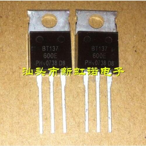 5Pcs/Lot New Original BT137-600E Triode In Stock