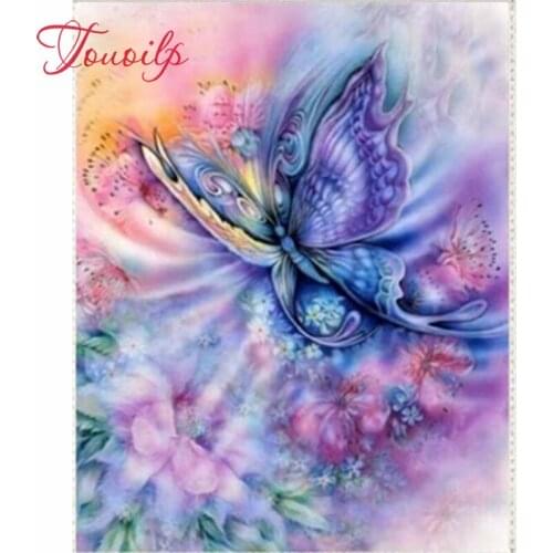 DIY 5D diamond painting Dream butterfly full diamond embroidery sale butterfly picture with diamond for craft ,christams gifts