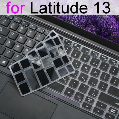 For Dell Latitude 14 13 Keyboard Cover 7520 9510 3190 3310 3390 9520 2-in-1 Protector Skin Film Case Accessories Silicone