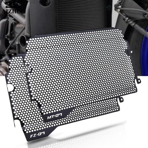 FOR YAMAHA MT-07 FZ-07 MT07 2018-2021 2020 Motorcycle Radiator Guard Protector Grille Grill Cover Protection Aluminum MT 07 FZ07