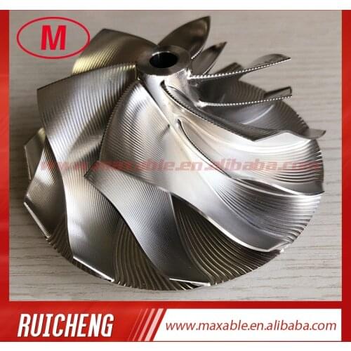 GT42 6+6 blades 76.25/102.50mm point milling high performance turbo billet/milling/aluminum 2618 compressor wheel