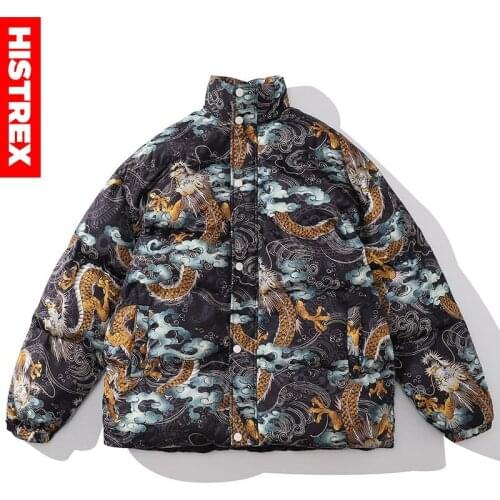 HISTREX Japanese Harajuku Dragon Mens Sweater Brand New Casual Vintage Long Sleeve PullHip Hop Fashion Sweaters Men Women Z8VE5