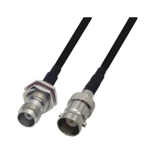 RG58 Cable BNC Female to TNC Female Connector WiFi Antenna Extension Pigtail jumper cable