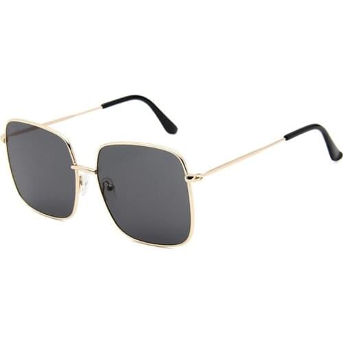 Classic Trend Fashion Square Sunglasses For Women Men Brand Design Luxury Retro Metal UV400 Sun Glasses Mirror Shades Eyewear