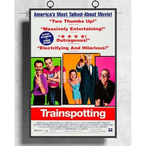 L210 Trainspotting (1996) Movie Sick Boy Silk Fabric Poster Art Decor Indoor Painting Gift