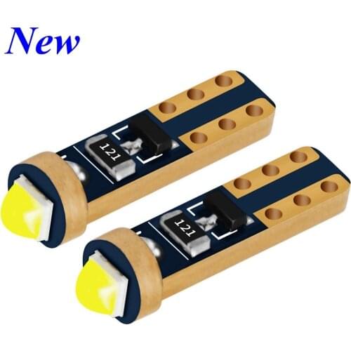 2PCS T5 W1.2W W3W 70 73 74 79 85 509T Super Bright Led Bulb Car Interior Light Canbus Auto Wedge Dashboard Gauge Instrument Lamp