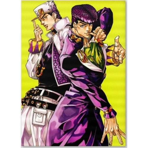 Modular Picture Canvas Prints Jojo Bizarre Adventure Fight Man Painting Wall Art Poster Home For Living Room Decoration No Frame