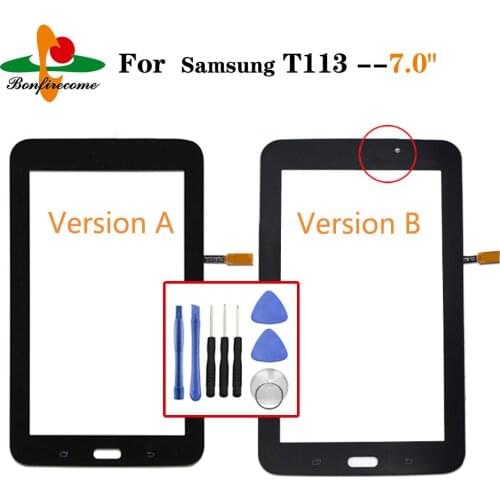 New T113 Touch Screen panel for Samsung Galaxy Tab 3 Lite 7.0 SM-T113 LCD Display Touchscreen Glass Replacement