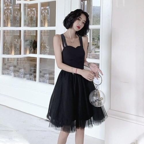 Special Occasion Dresses Illusion V-Neck Sleeveless Tulle Lace Spaghetti Strap Backless A-Line Luxury Black Women Prom Gown E920