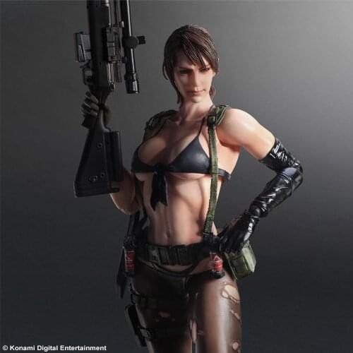 PLAY ARTS 27cm Metal Gear Quiet Action Figure Model Toys