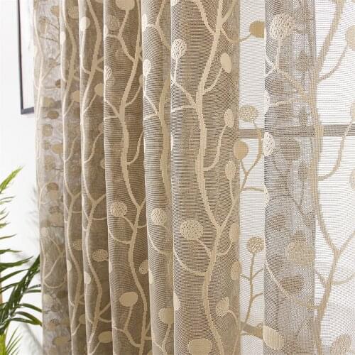 Stripes Sheer Curtains Panels Modern Luxury Window Tulle Curtains for Living Room Bedroom Kitchen Window Treatments Draperies