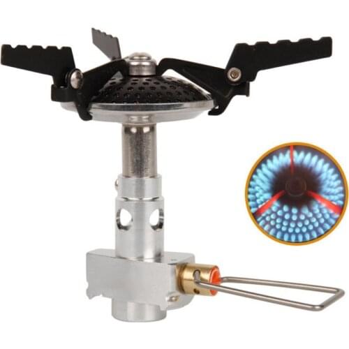 Portable Mini Foldable Windproof Outdoor Camping Gas Stove Picnic Cooking Burner Barbecue Cooking Stove Gas Stove Camping Stove