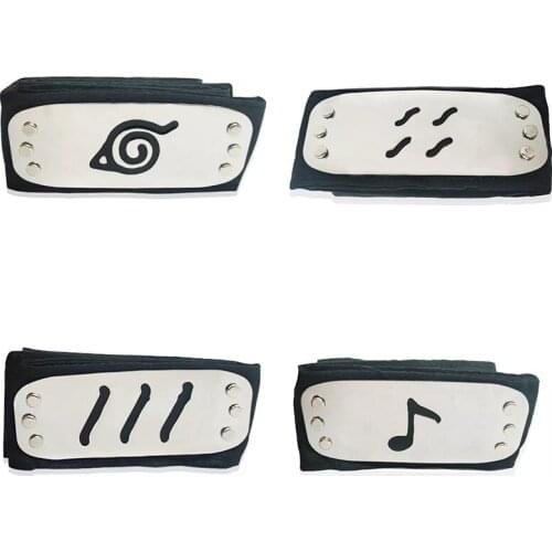 Naruto Ninja Headband For Cosplay Japanese Anime Costumes Accessories Toys Props Headband Props Gifts