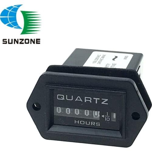 Industrial Excavator Truck Tractor Diesel Engine Hour Meter Counter Rectangular Mini Hourmeter Timer Counter 150-220VAC 240VAC
