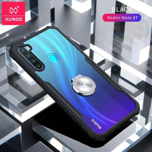 Shookproof Case for Xiaomi Redmi Note 8T Case Xundd Airbag Bumper Ring Holder Back Cover Transparent for Redmi Note 8 coque