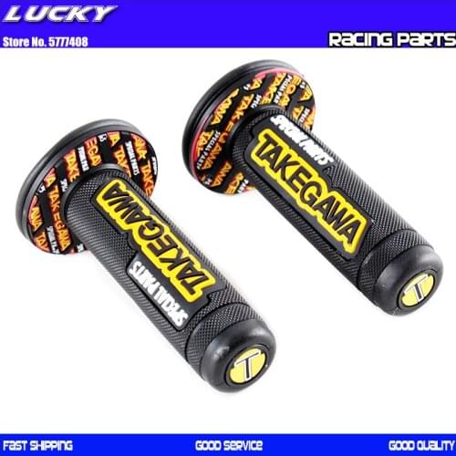 Handle Grip For TAKEGAWA Motorcycle High Quality Universal Dirt Pit Bike Motocross 7/8" Handlebar Hand Grips Special parts