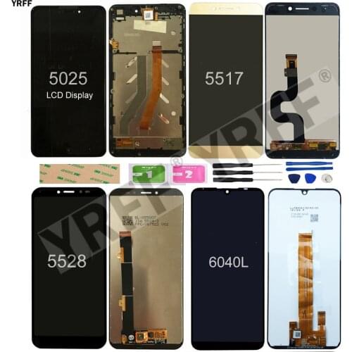 For BQ 5528L Strike Forward lcd Screens For BQ 5204 5517L 5517 6040L 6040 Magic With Frame LCD Display Touch Screen Digitizer