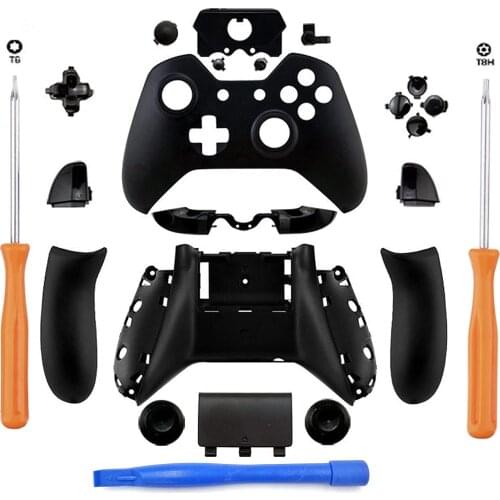 Replacement Matte Controller Full Housing Shell Faceplates Buttons Kit for Xbox One Controller Case Cover 3.5 mm Headset Jack