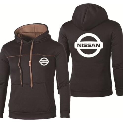 New Spring Autumn Mens Hoodies Nissan Car Logo Print Fashion Mens pullover hip hop harajuku Cotton Casual Mens Hoody