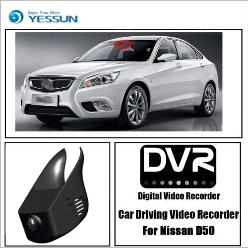 YESSUN for Nissan D50 Car Driving Video Recorder DVR Mini Wifi Camera Novatek 96658 FHD 1080P Dash Cam Original Style