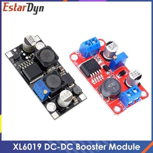 H12 1PCS DC-DC boost power supply module XL6019 voltage stabilized power supply module output 5V/12V/24V adjustable