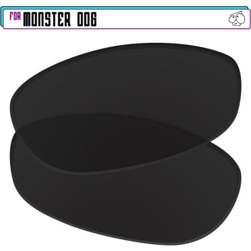 EZReplace Polarized Replacement Lenses for - Oakley Monster Dog Sunglasses - Black