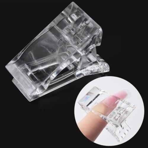 5Pcs Nail Tips Clip Quick Building Poly UV Builder Gel Assistant Tool DIY Manicure Plastic Extension Clamp False nails Manicure