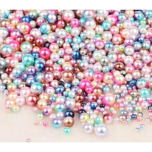 1Pack Mix ABS Pearl Beads Resin Filler For Diy Epoxy Resin Mold Filling Tools Nail Art Decor Crafts Jewelry Making Accessories