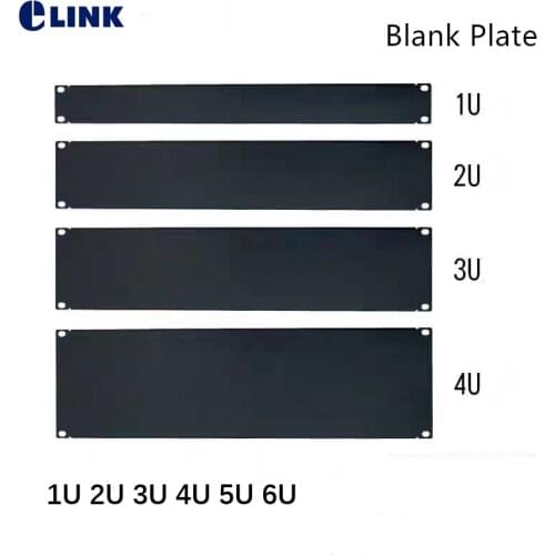 2pcs 4U Blank Plate for 19" rack mount cabinet patch panel rack mounting blanking for serve case 1.6mm thick with screw 2U 3U 4U