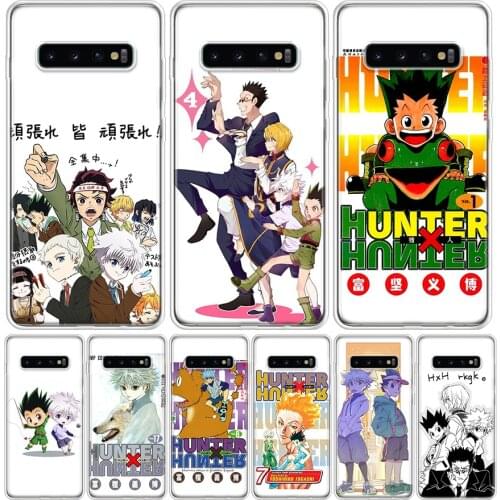Hunter HXH Anime Hunter X Hunter 3 Phone Case for Samsung Galaxy S10 S20 Ultra Note 10 9 8 S9 S8 S7 J4 J6 J8 Plus Lite + Popular