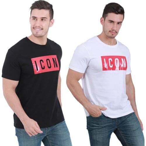 DSQICOND2 Brand 2019 New Casual T-shirts DSQ Printed Tops male Female Summer Casual Cotton Short Sleeve Tees Loose Couple Tops
