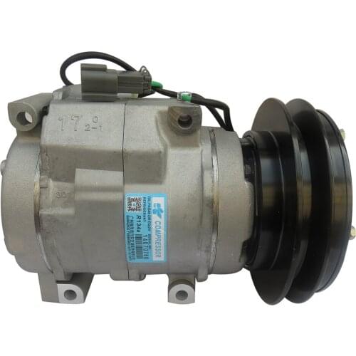 10S17C 24V Car AC Compressor For KOMATSU EXCAVATOR LOADER 421-07-31221 20Y-979-6121 ND4472204781 20Y8101260 4210731221