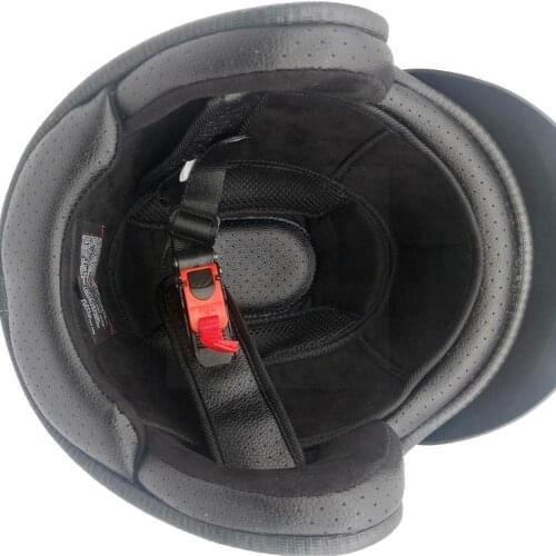 Gold Shine Motorcycle Helmet 3/4 Open Face Vintage Jet Scooter Helmet DOT Moto Bike Approved Casco Retro U5L0