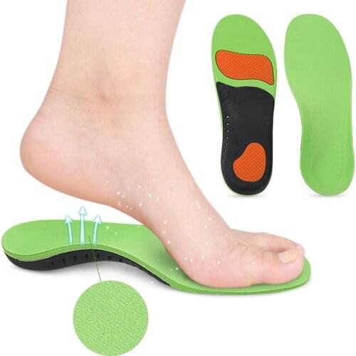 1 pair Orthopedic Sport Insoles Flat Foot X/O Type Leg Correction Arch Support Shoes Pad Unisex Breathable shoe pad